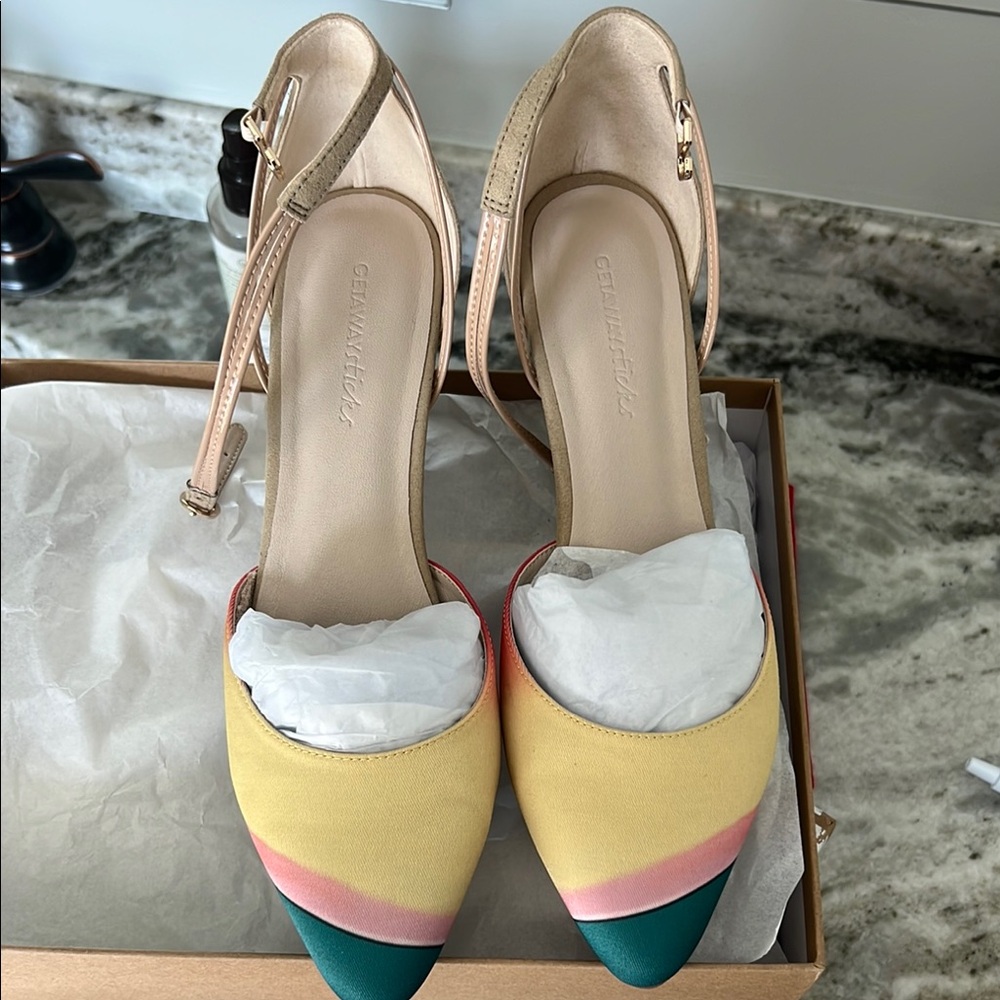 Steffie’s (formerly Getaway Sticks) Landmark wedge heels